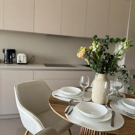 New Modern, River View Apt Near City Center * 布拉格
